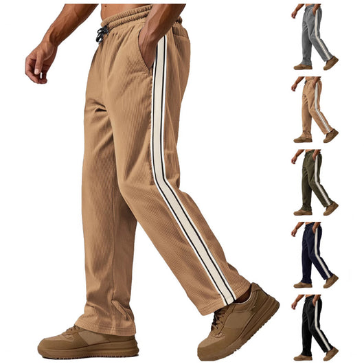Pantalones de Chándal Holgados con Franja Lateral para Hombre - Image 2