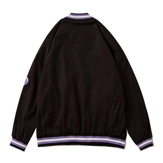 Chaqueta Bomber Vintage con Bordado de Alfabeto High Street - Image 3