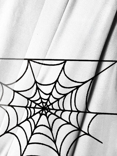 Bata Cardigan Tres Cuartos con Diseño de Telaraña para Hombre - Image 3