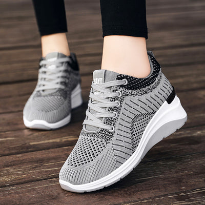 Tenis Deportivos para Mujer con Elevación Interna y Suela Gruesa Transpirable - Image 3