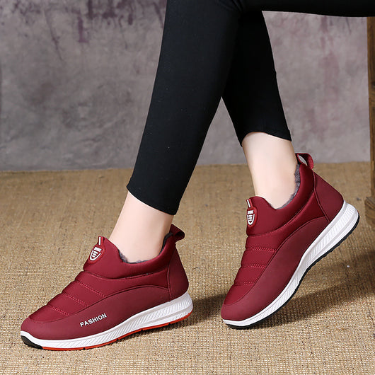 Zapatos de Tela Cómodos Antideslizantes y Resistentes con Forro de Velvetina - Image 18
