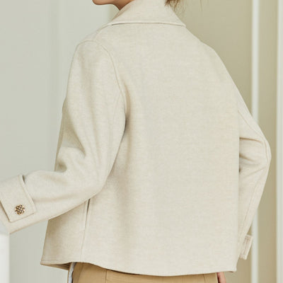 Abrigo Elegante Slim Doble Faz en Lana para Otoño e Invierno - Image 8