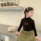 Blusa Térmica Cuello Alto con Diseño Infantil - Colección Año Nuevo Velvet