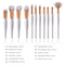 Set of 11 Professional Makeup Brushes