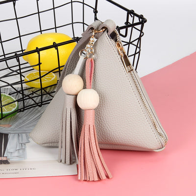 Bolso Mula Triangular con Monedero - Diseño Geométrico para Verano - Image 14