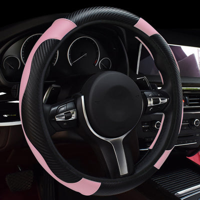 Funda de Volante de Cuero Elástica sin Aro - Image 9