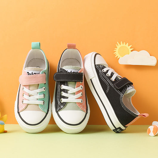 Zapatillas de Lona para Niñas - Diseño Combinado y Transpirable - Image 16
