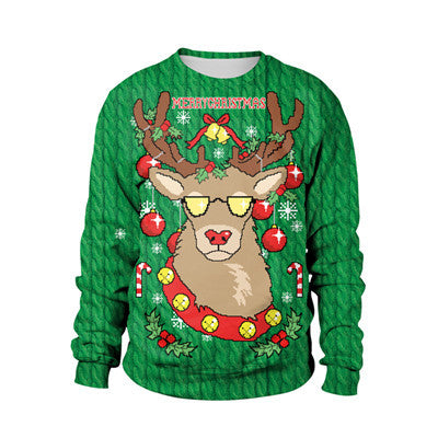 Suéter Navideño Divertido con Diseño de Santa y Elfo - Image 15