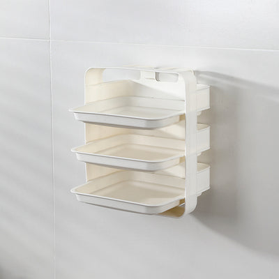 Repisa Flotante de Cocina Montada en Pared - Organizador Multifuncional - Image 11