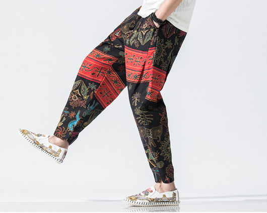 Pantalón Tradicional Chino de Cintura Alta con Detalle de Linterna - Image 8