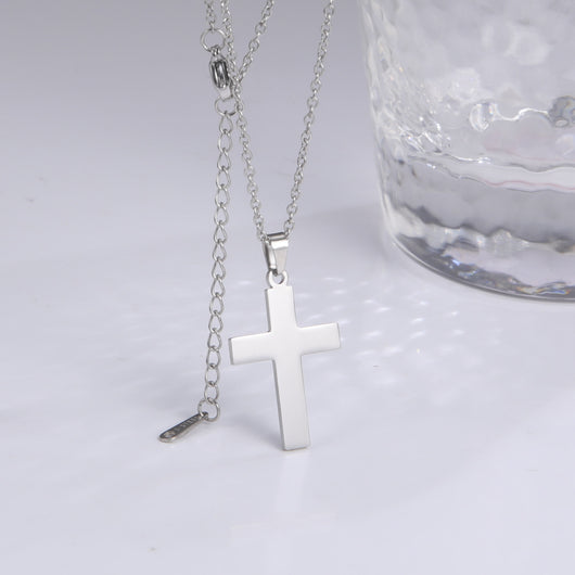 Dije Minimalista de Oro Cruz Elegante para Hombre y Mujer - Image 7