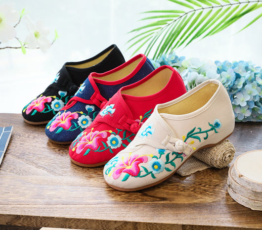 Zapatillas Deportivas Mujer Primavera Otoño con Bordado Floral Petunia - Image 5
