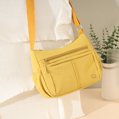 Bolsa Casual Multicompartimento Grande - Bandolera o Mochila de Tela - Image 3