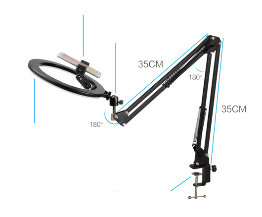 Soporte Móvil Flexible de Escritorio con Ajuste Multiángulo para Grabación - Image 4
