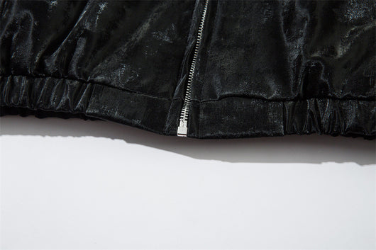 Chaqueta de Cuero Punk Rock Suelta Estilo Europeo - Image 11