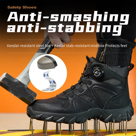 Botas de Trabajo Ligeras, Cómodas y de Seguridad para Hombre - Image 3