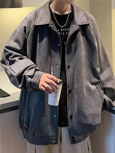 Chaqueta Suelta con Bordados para Hombre - Image 2
