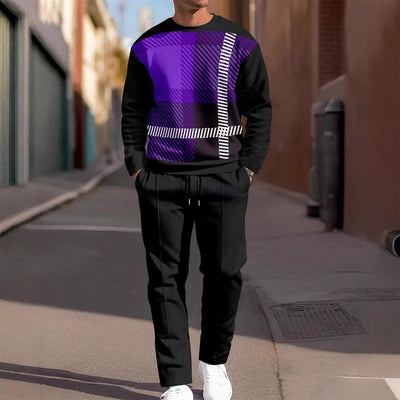 Conjunto de Sudadera y Pantalón Deportivo Hombre Estampado 3D Otoño - Image 24