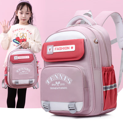 Mochila Escolar de Gran Capacidad - Alivio de Carga para Estudiantes - Image 2
