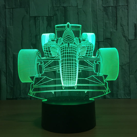 Lámpara LED 3D Táctil Multicolor con Carga USB - Luz Ambiental Decorativa - Image 2