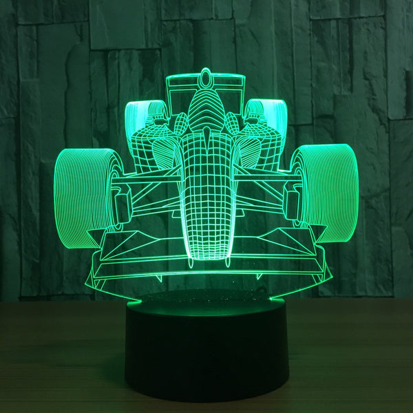 Lámpara LED 3D Táctil Multicolor con Carga USB - Luz Ambiental Decorativa