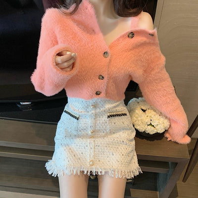 Conjunto de dos piezas con falda de cadera - Image 4