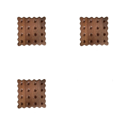 Posavasos de Madera Maciza con Aislamiento Térmico - Salvamanteles Rústico - Image 6