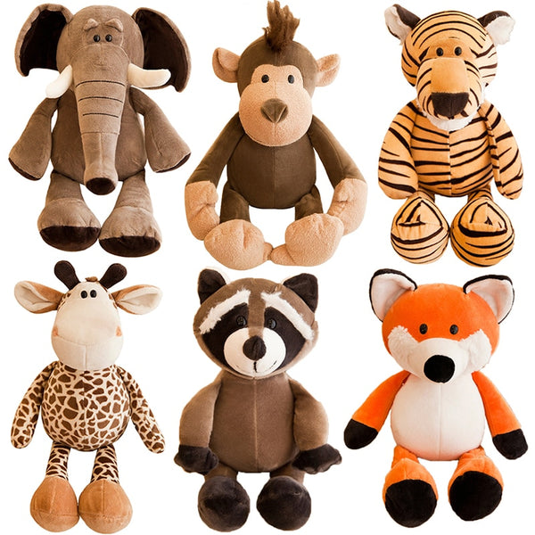 Peluches de Animales de la Selva