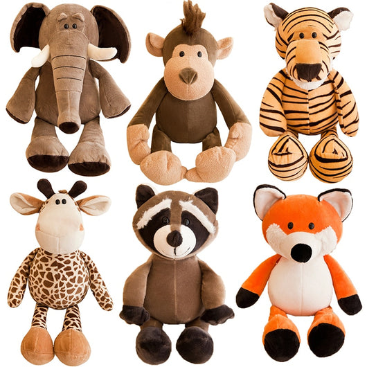 Peluches de Animales de la Selva