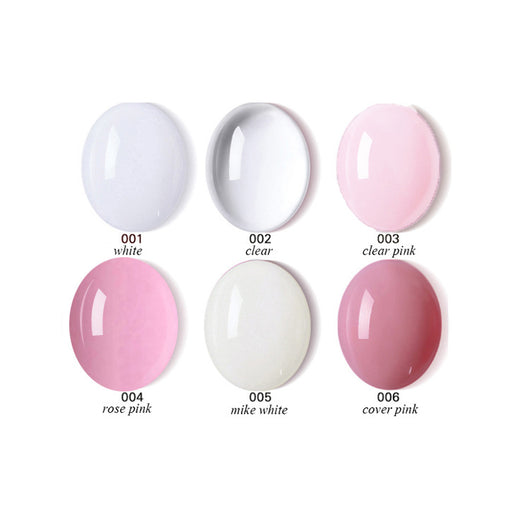 Kit de 14 Geles de Extensión de Uñas UV Transparentes para Nail Art Profesional - Image 3