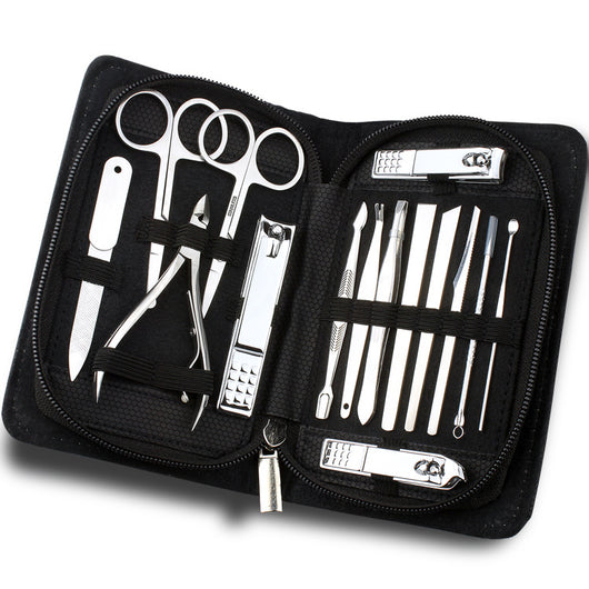 Juego de 15 Herramientas de Pedicura en Acero Inoxidable Profesional - Image 9