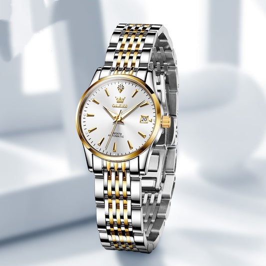 Reloj Mecánico Automático Minimalista Ultradelgado para Mujer