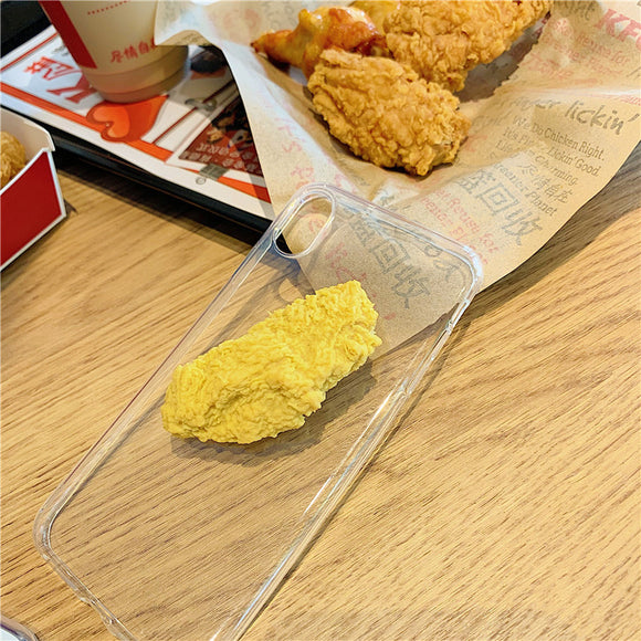 Funda para Celular con Alas de Pollo 3D