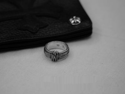 Anillo Vintage Tejido a Mano con Alambre Pulido para Hombre - Image 9