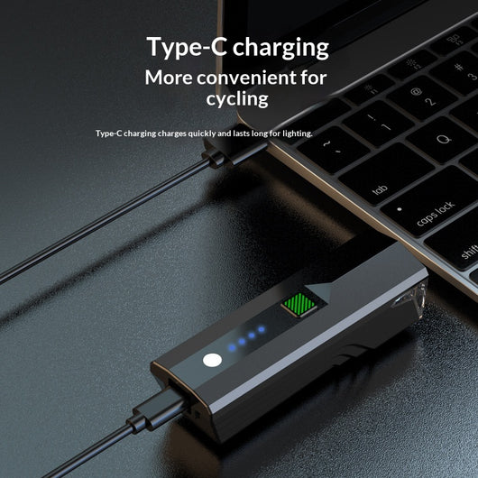 Luz Frontal Recargable de Alta Intensidad para Bicicleta