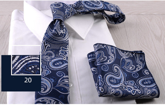 Combo Corbata y Pañuelo de Bolsillo para Hombre Profesional - Image 21
