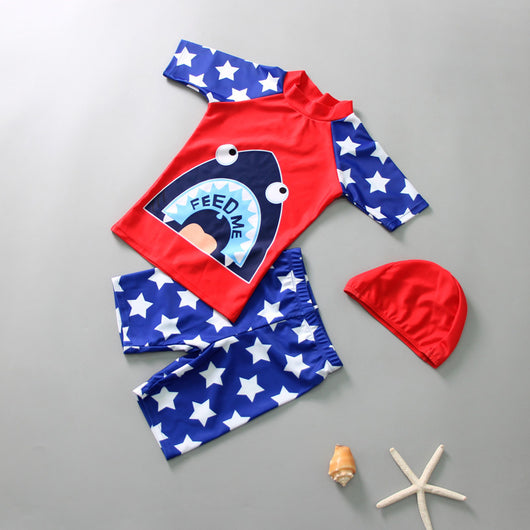 Traje de Baño Protector con Estampado Infantil - Image 2