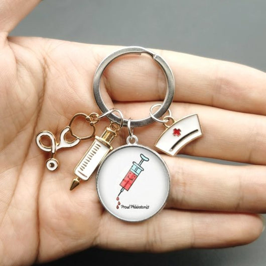 Llavero Multifuncional Estetoscopio y Jeringa para Profesionales Médicos - Image 12
