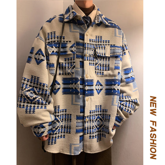 Abrigo de Lana Oversized para Hombre - Chaqueta Casual Holgada - Image 4