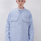Camisa Holgada a Rayas Estilo Street FOG para Hombre - Manga Larga Hip Hop