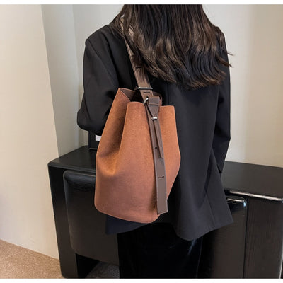 Bolsa de Hombro Retro Mate Gran Capacidad - Estilo Versátil Todo Uso - Image 17
