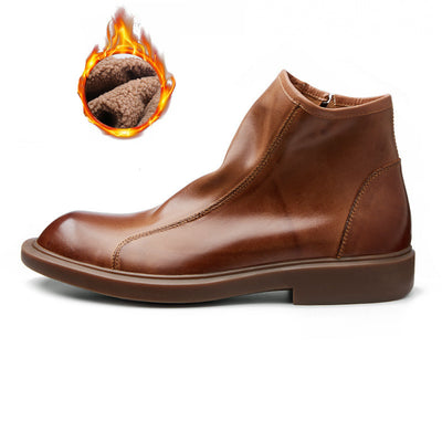 Botas Martin de Cuero Genuino con Punta Redonda para Hombre - Image 17