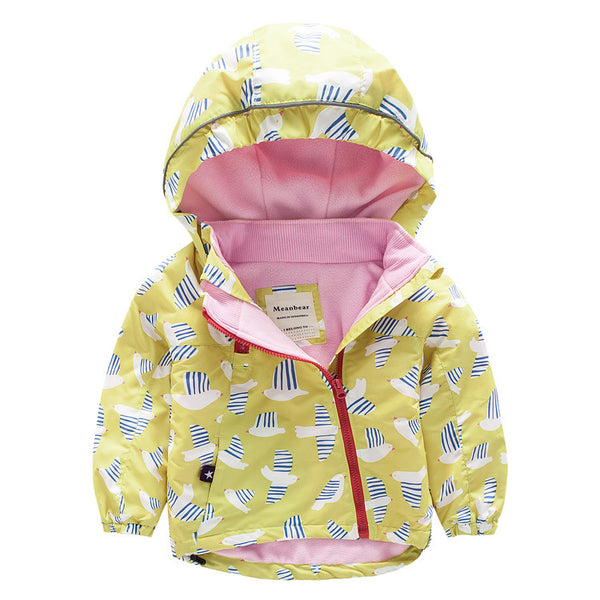 Abrigo Impermeable con Capucha para Niños