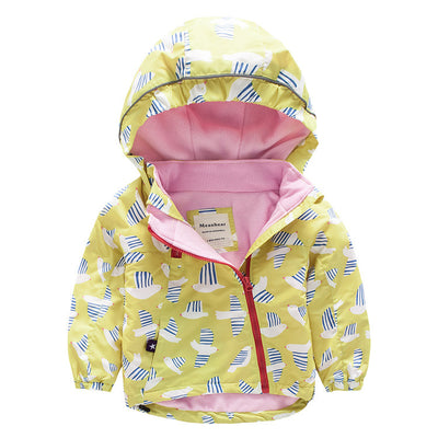 Abrigo Impermeable con Capucha para Niños