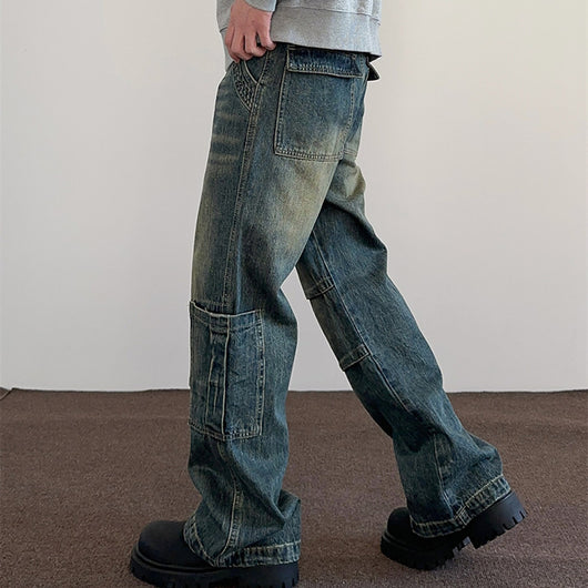 Jeans de Trabajo Vintage para Hombre y Mujer