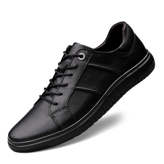 Zapatos Casuales de Cuero Transpirable para Hombre