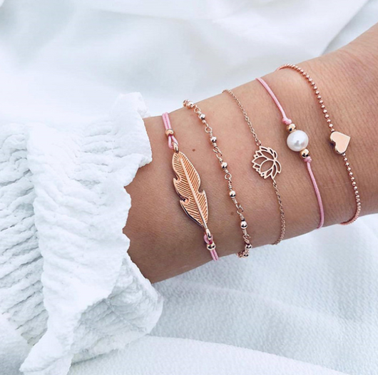 Set de Pulseras Boho Corazón Tortuga con Piedras - Diseño Infinito para Mujer - Image 7