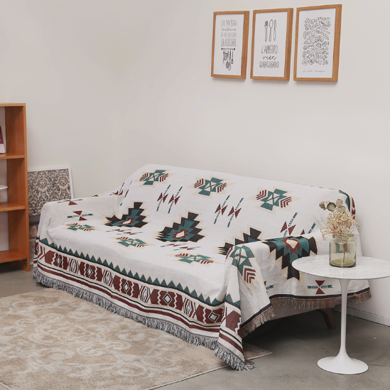 Manta Decorativa Étnica para Sofá