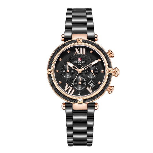 Reloj de Cuarzo Elegante para Mujer con Tres Ojos - Image 5