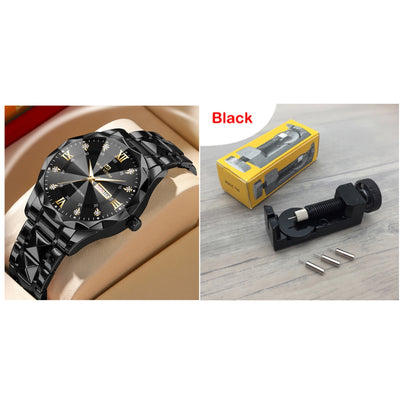 Reloj de Acero Tungsteno Resistente al Agua con Doble Calendario - Image 42